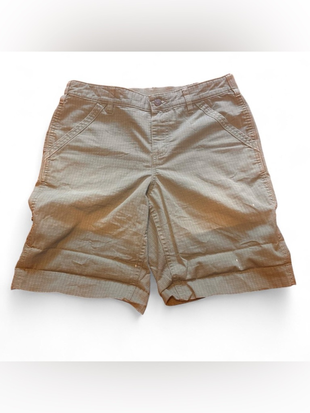 Carhartt Women’s Green BS213-W Force Original Fit Roll Up Work Short 32x8